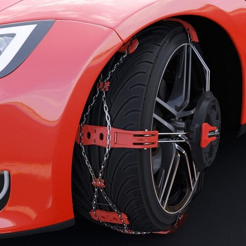 Lauffl&auml;chen-Schneekette Modula Polaire steel grip 235/55R19